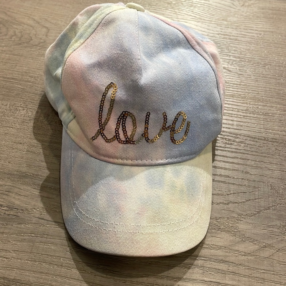 Tie dye baseball cap